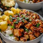 Teriyaki Chicken and Pineapple Bowls
