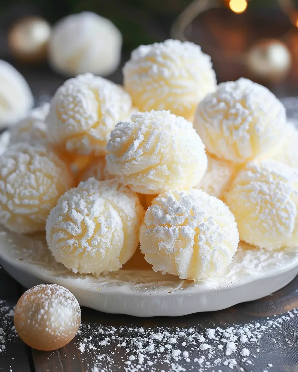 Sweetened Condensed Milk Snowballs: Delightfully Easy Treats at Home