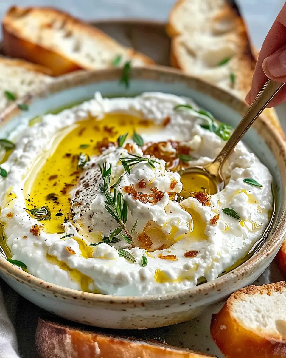 Ricotta Dip with Hot Honey: Your Best Indulgent Appetizer Recipe