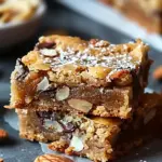 Almond Croissant Blondies