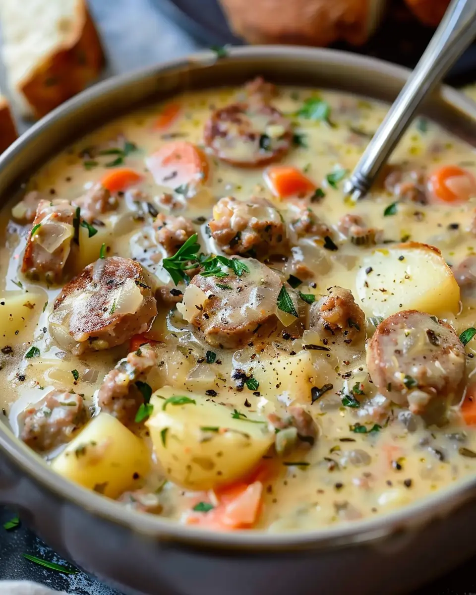 Creamy Sausage Potato Chowder: Comforting Flavor Your Family Will Love