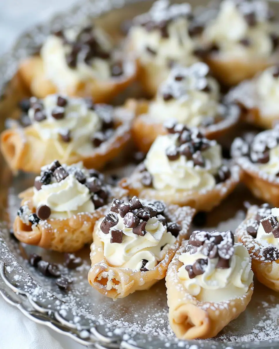 Mini Cannoli Bites Recipe: Indulgent Treats for Homemade Bliss
