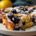 Blueberry Lemon French Toast Casserole Overnight Recipe