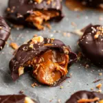 Smashed Dates with Peanut Butter and Chocolate