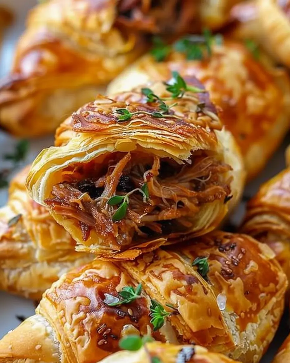 Pulled Pork Pastry Puffs: Irresistibly Juicy, Homemade Delight