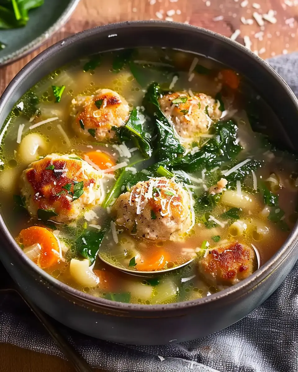 Italian Wedding Soup: A Hearty, Homestyle Delight with Turkey Bacon and Chicken Ham