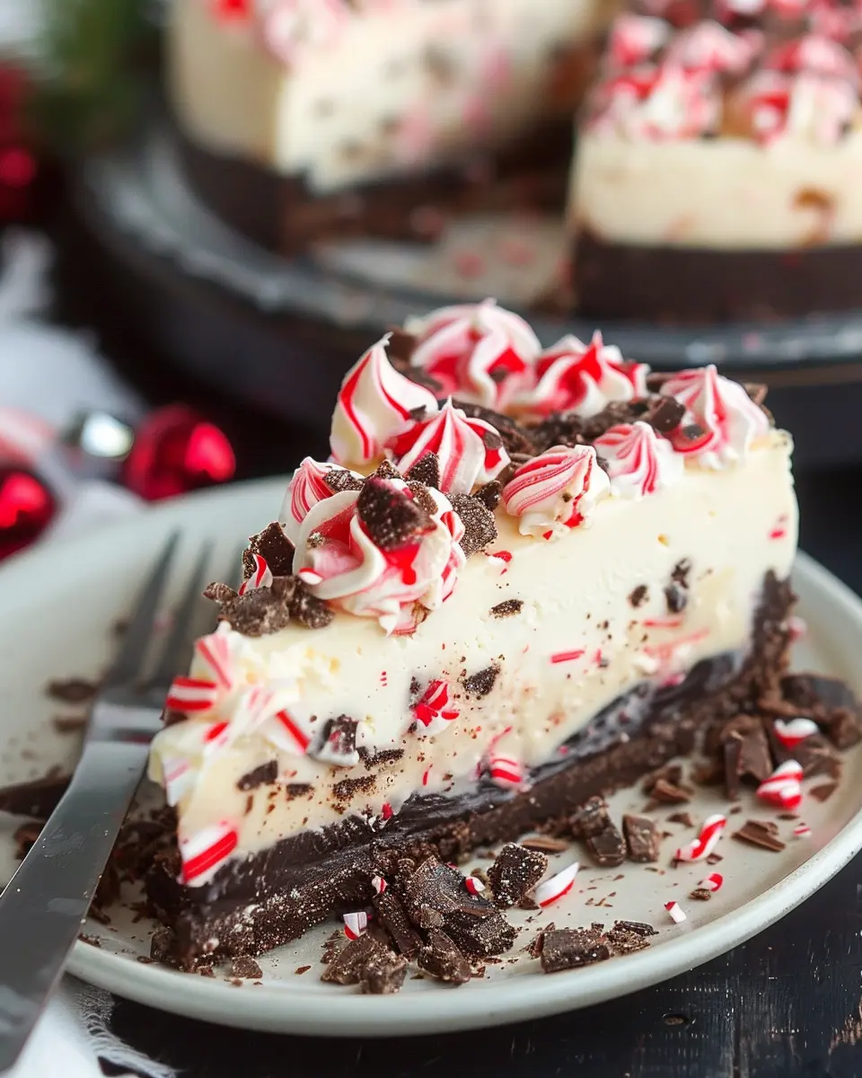 Festive Peppermint Bark Cheesecake: A Joyful Holiday Delight