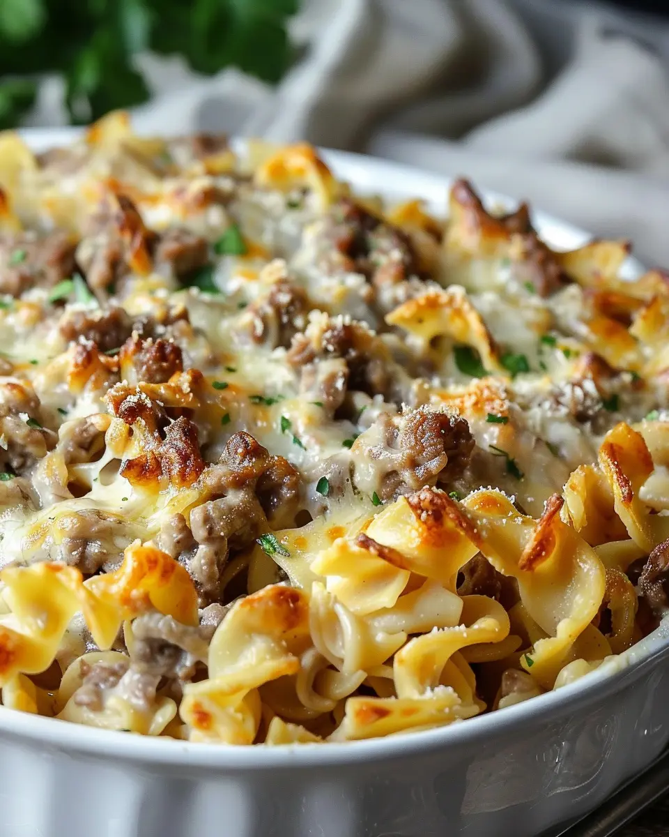 Sour Cream Beef Noodle Casserole: An Indulgent Family Favorite