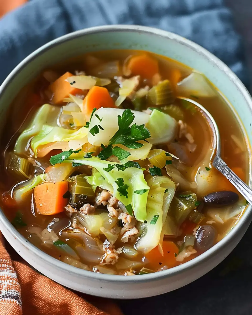 Spicy Weight-Loss Cabbage Soup: A Flavorful Clean-Eating Delight