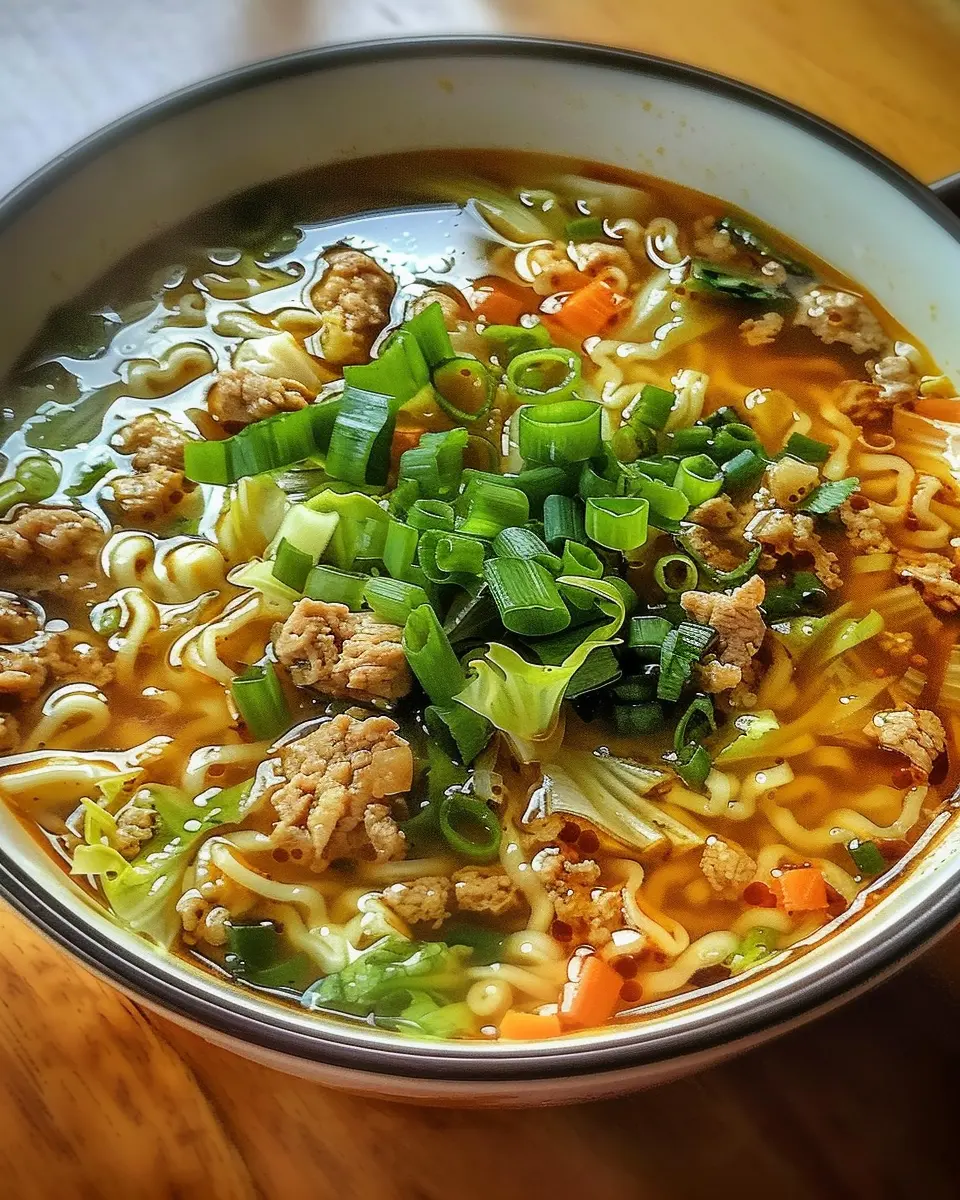 Egg Roll Soup Pot: Easy Comfort Food with Turkey Bacon and Chicken Ham