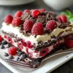 Raspberry Chocolate Lasagna Dessert