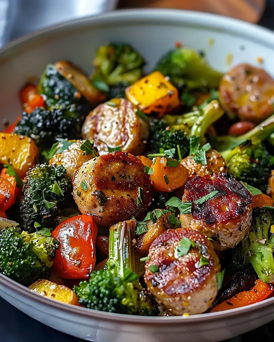 Sausage Veggie Skillet Bowl: Quick and Easy Dinner in 30 Minutes