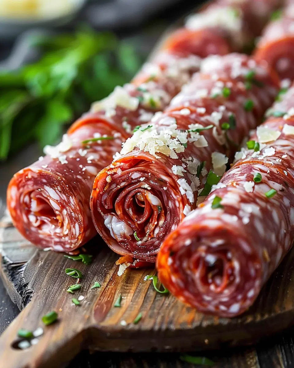 Irresistible Keto Salami Roll-Ups: Easy Snacking Made Delightful