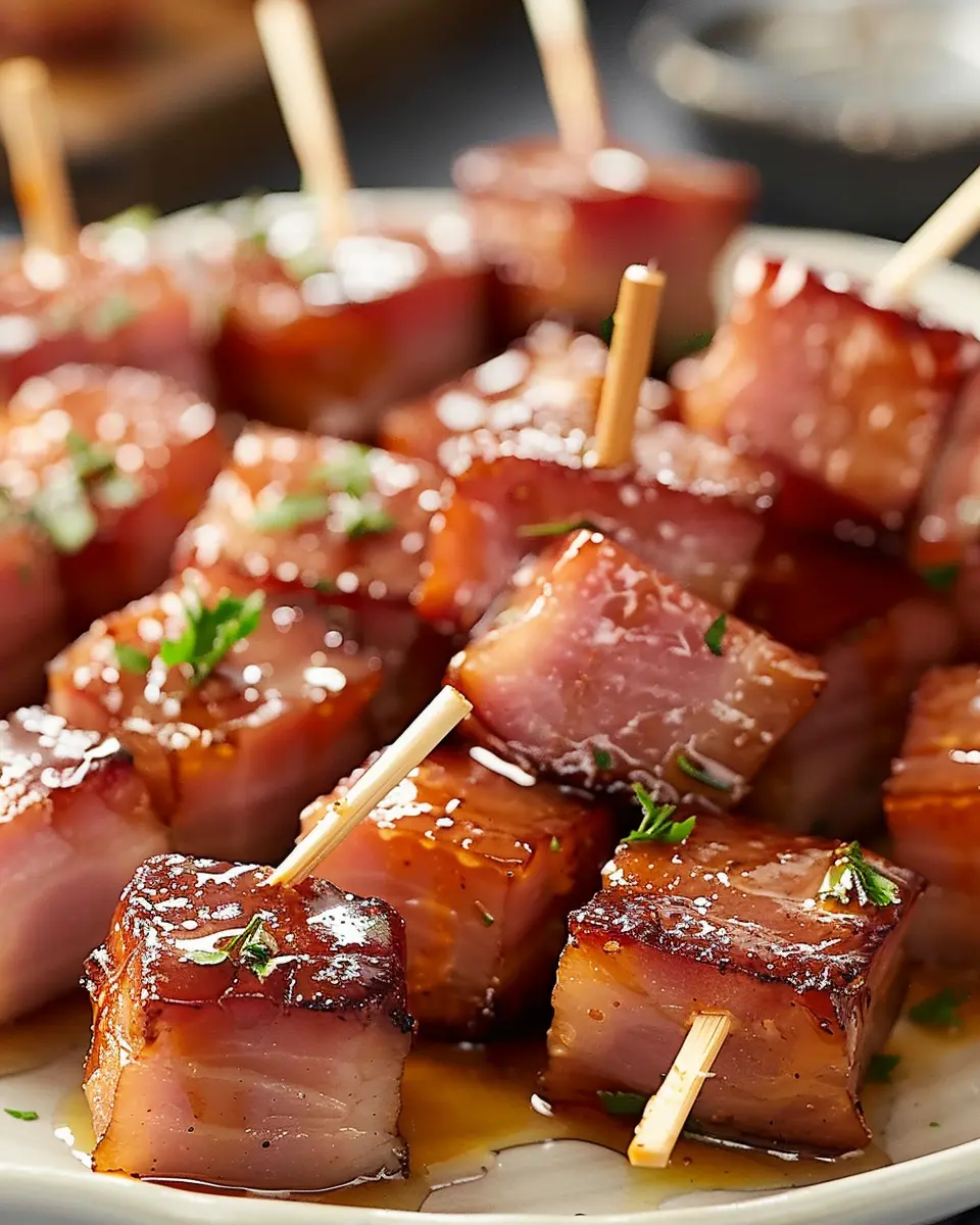 Honey Glazed Ham Bites Recipe | Easy Sweet &amp; Savory Chicken Appetizer
