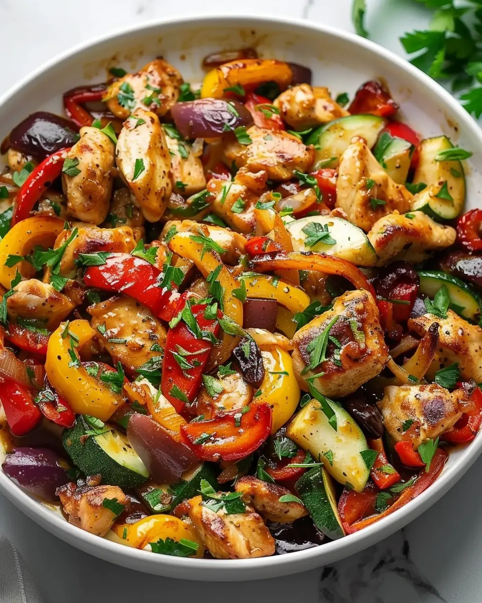 Mediterranean Chicken Stir Fry Recipe: Easy and Flavorful Delight