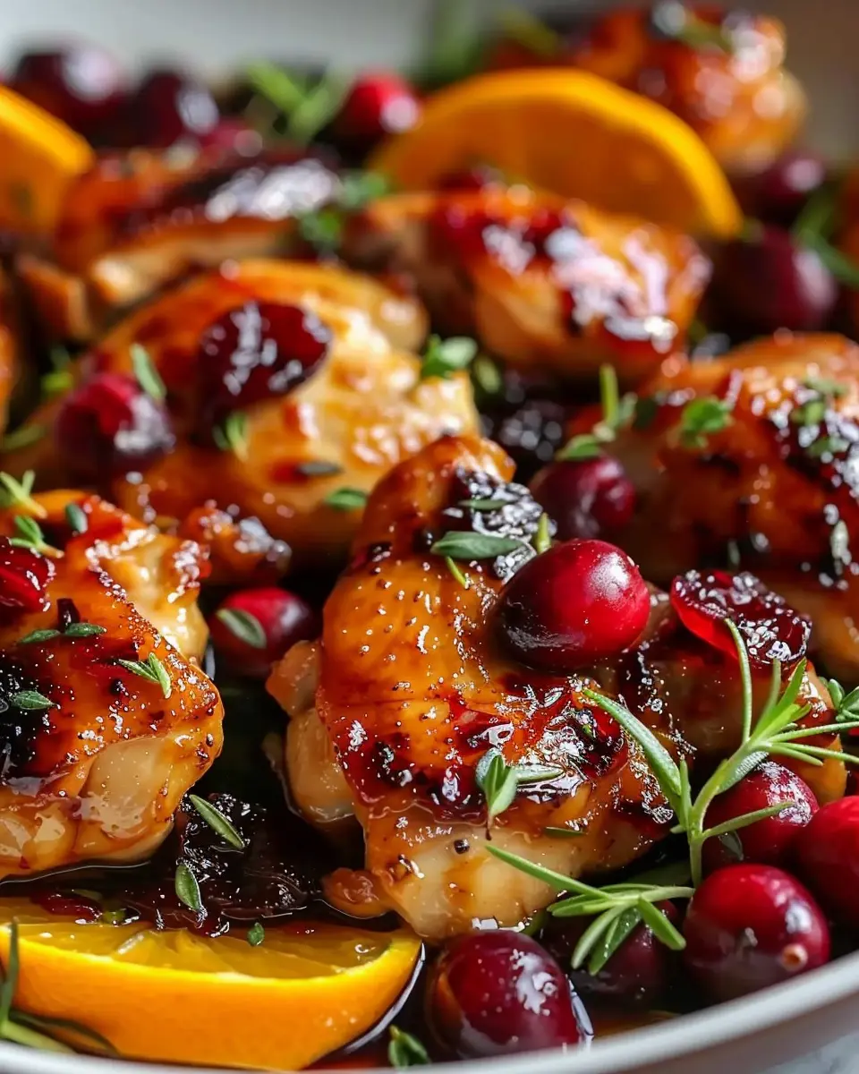 Cranberry Orange Chicken: Easy &amp; Juicy Family Delight