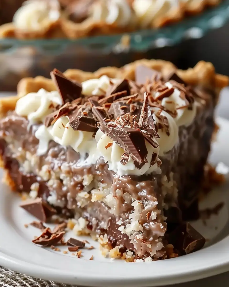German Chocolate Pie – Easy No-Bake Dessert for Sweet Lovers