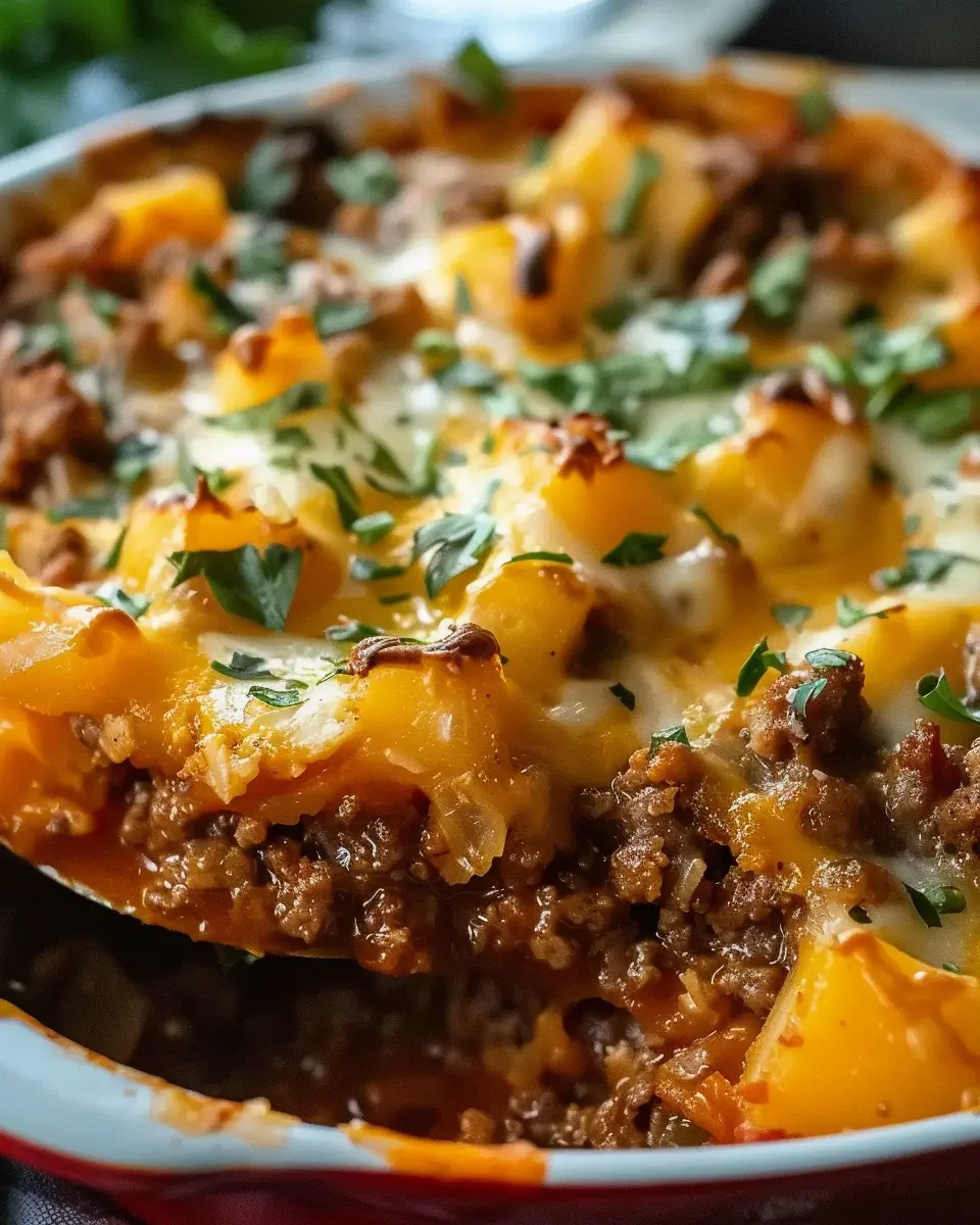 Hobo Casserole: Easy Ground Beef Recipe with Turkey Bacon Delight