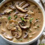 Slow-Cooker Mushroom Soup with Sherry