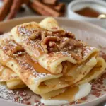 Cinnamon Roll Protein Crepes