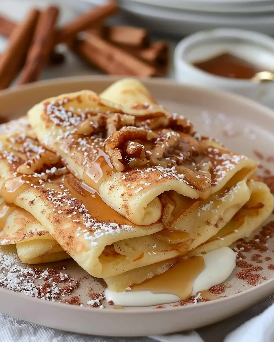 Cinnamon Roll Protein Crepes: Your New Indulgent Breakfast Delight