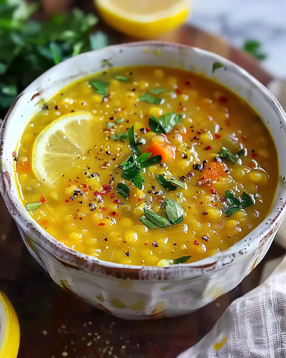 Healing Golden Lemon Lentil Soup: A Delicious Anti-Inflammatory Boost