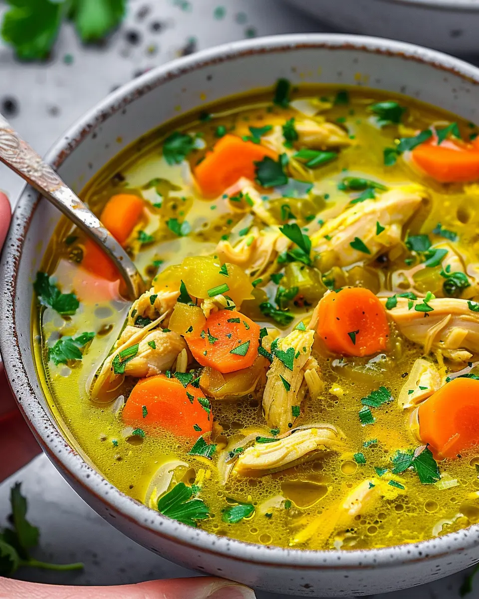 Anti Inflammatory Turmeric Chicken Soup: A Cozy, Healing Bowl