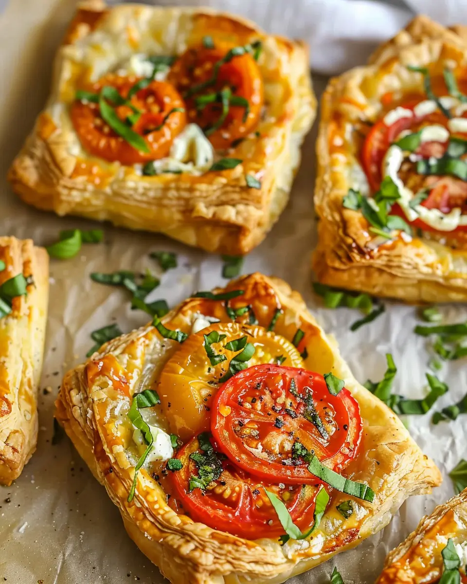 Tomato Tartlets with Puff Pastry: Easy and Delicious Appetizer Ideas