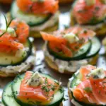 Cucumber Smoked Salmon Bites
