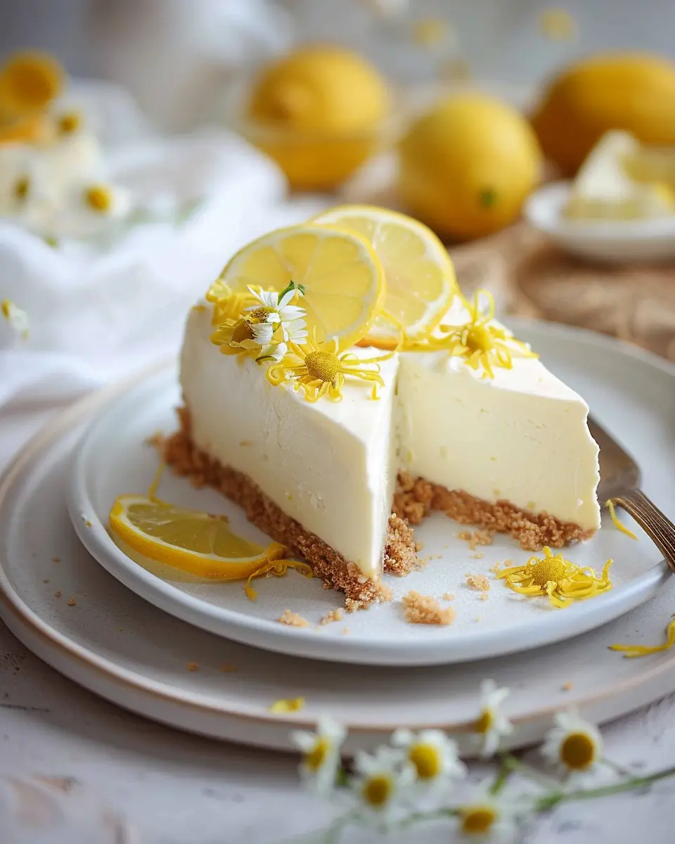 Easy No Bake Lemon Cheesecake: A Delightful Summer Treat