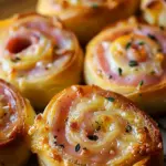 Easy Ham and Cheese Pinwheels