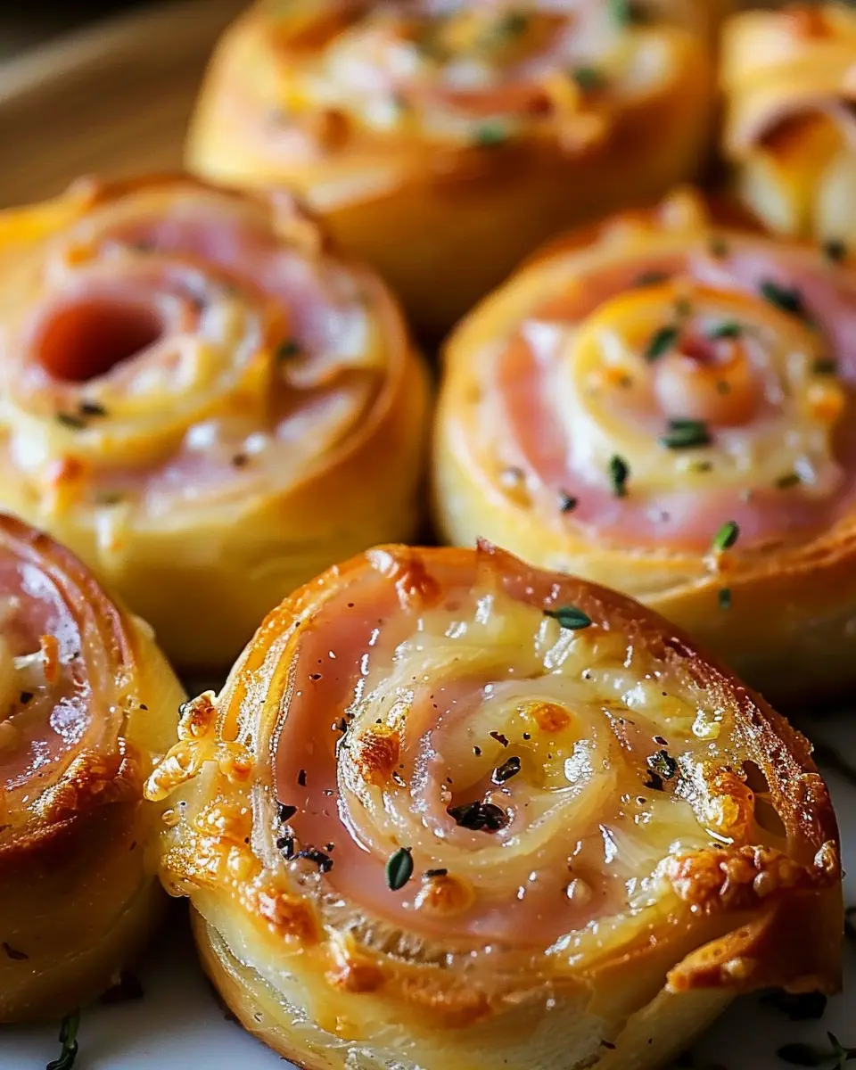 Easy Ham and Cheese Pinwheels with Turkey Bacon for Fun Snacks
