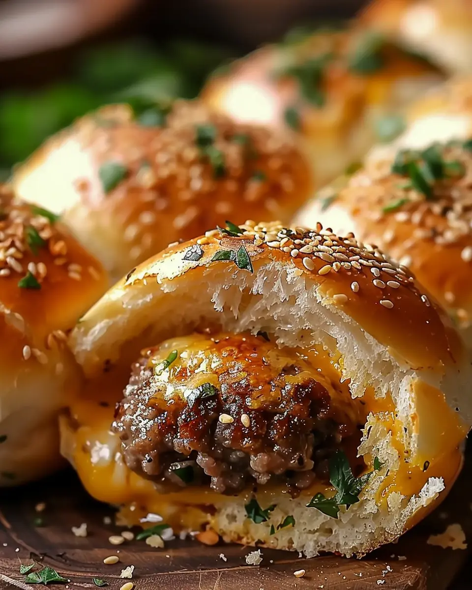 Garlic Parmesan Cheeseburger Bombs Recipe: Indulgent Turkey Bacon Treats