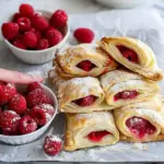Easy Raspberry Danish with Puff Pastry