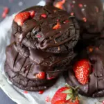 Chocolate Covered Strawberry Cookies