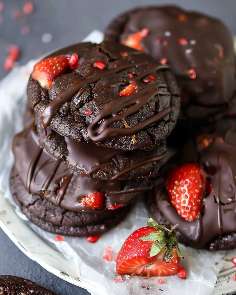 Chocolate Covered Strawberry Cookies: Indulgent Treats Made Easy