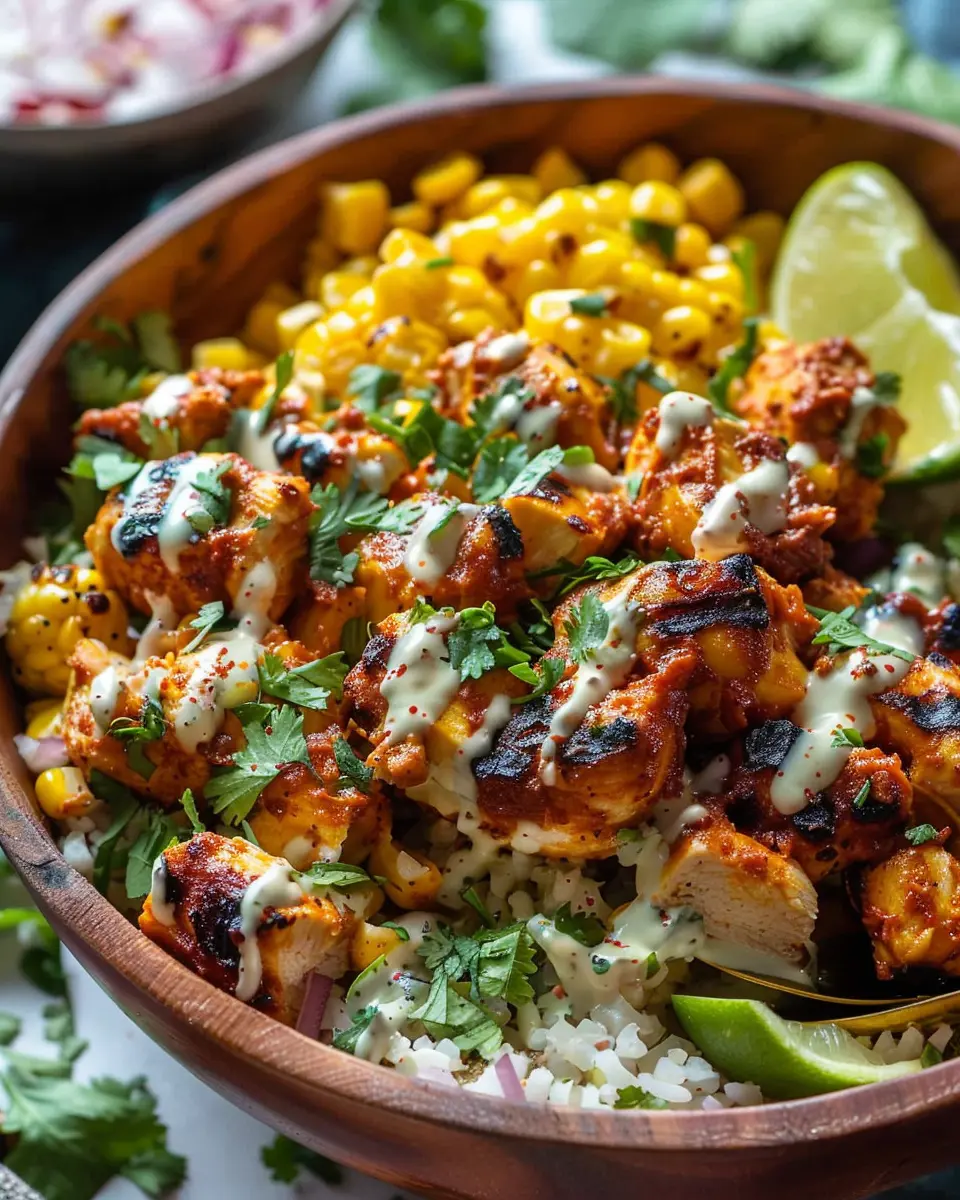 Street Corn Chicken Bowl: Easy Recipe for Flavorful Fun